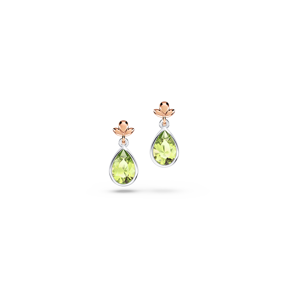 My First Angel Peridot Earrings