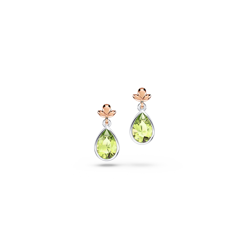 My First Angel Peridot Earrings