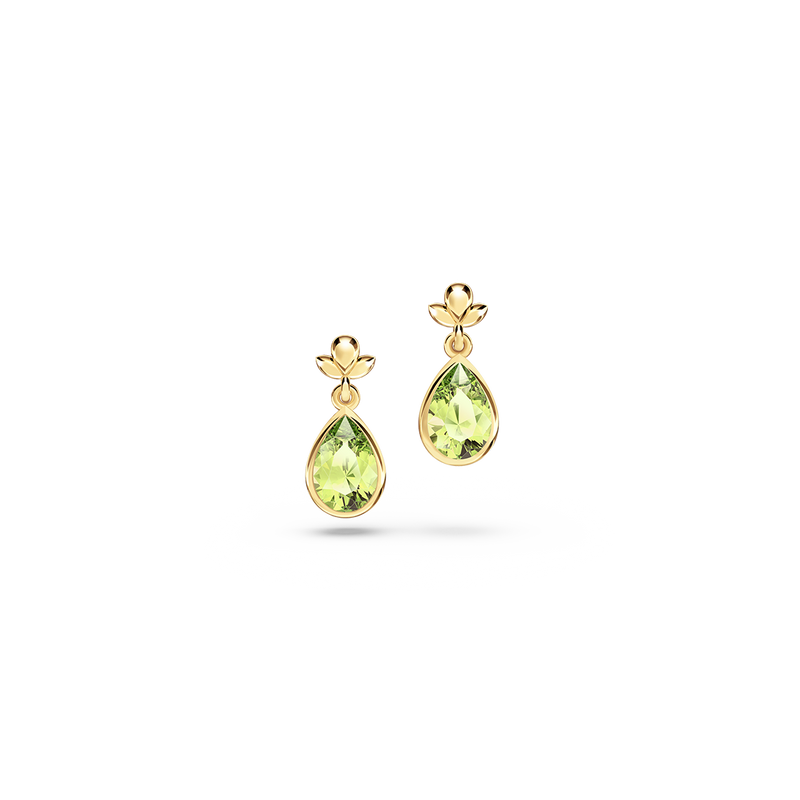 My First Angel Peridot Earrings
