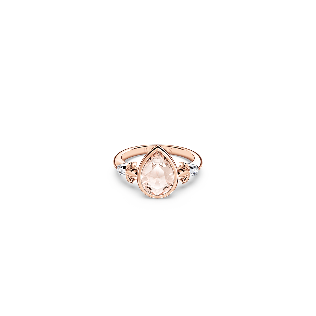 My First Angel Morganite and Diamond Ring