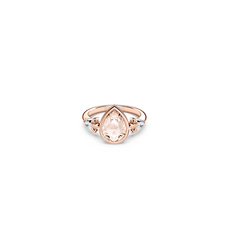 My First Angel Morganite and Diamond Ring