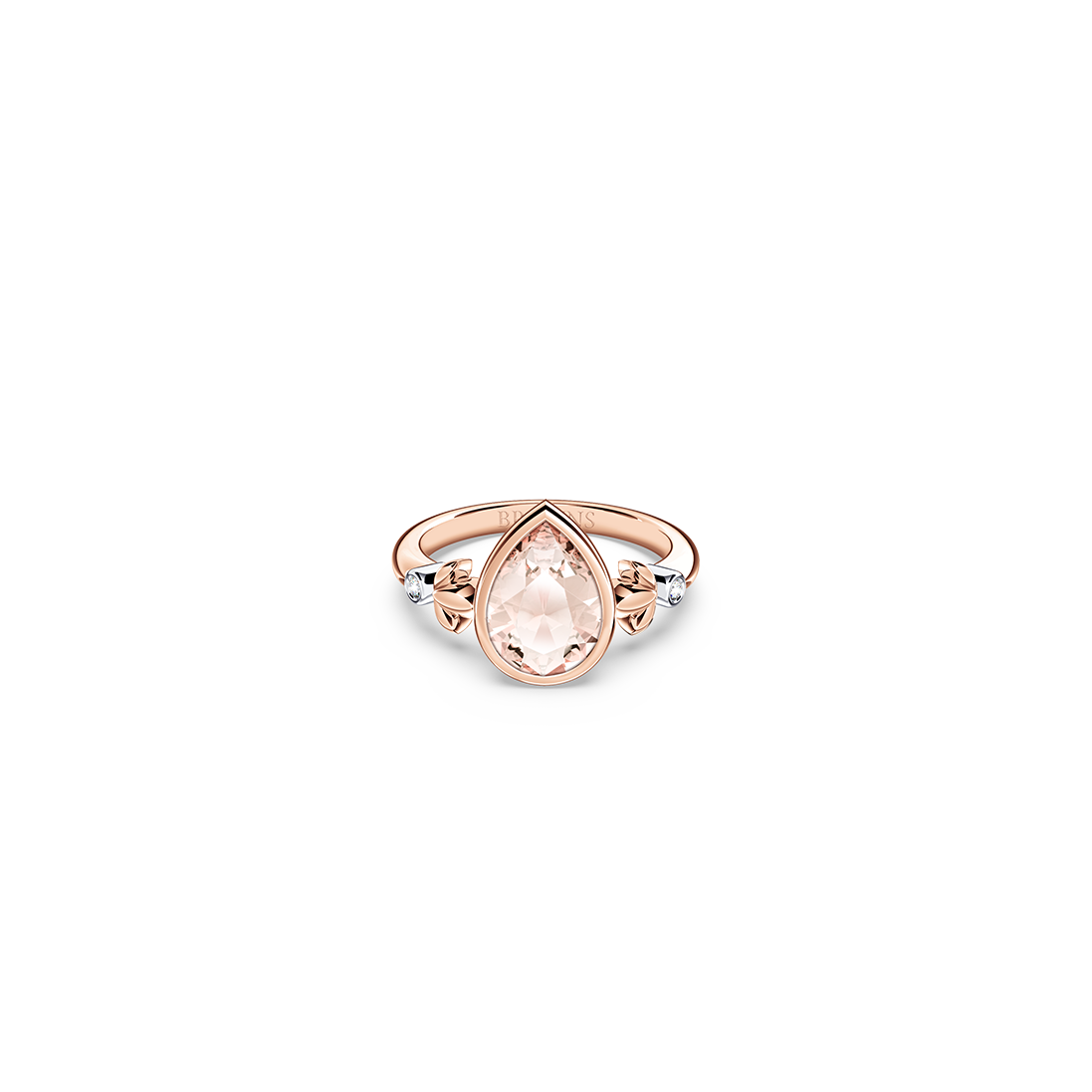 My First Angel Morganite and Diamond Ring