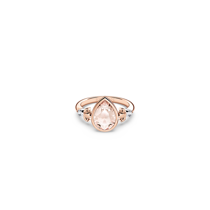 My First Angel Morganite and Diamond Ring