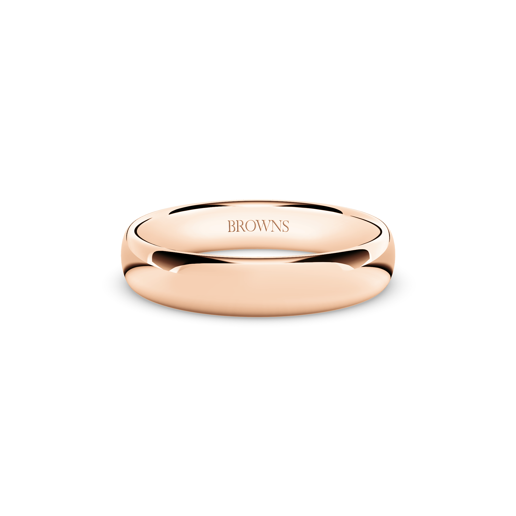 Ergo Wedding Band Ring - 4.5mm