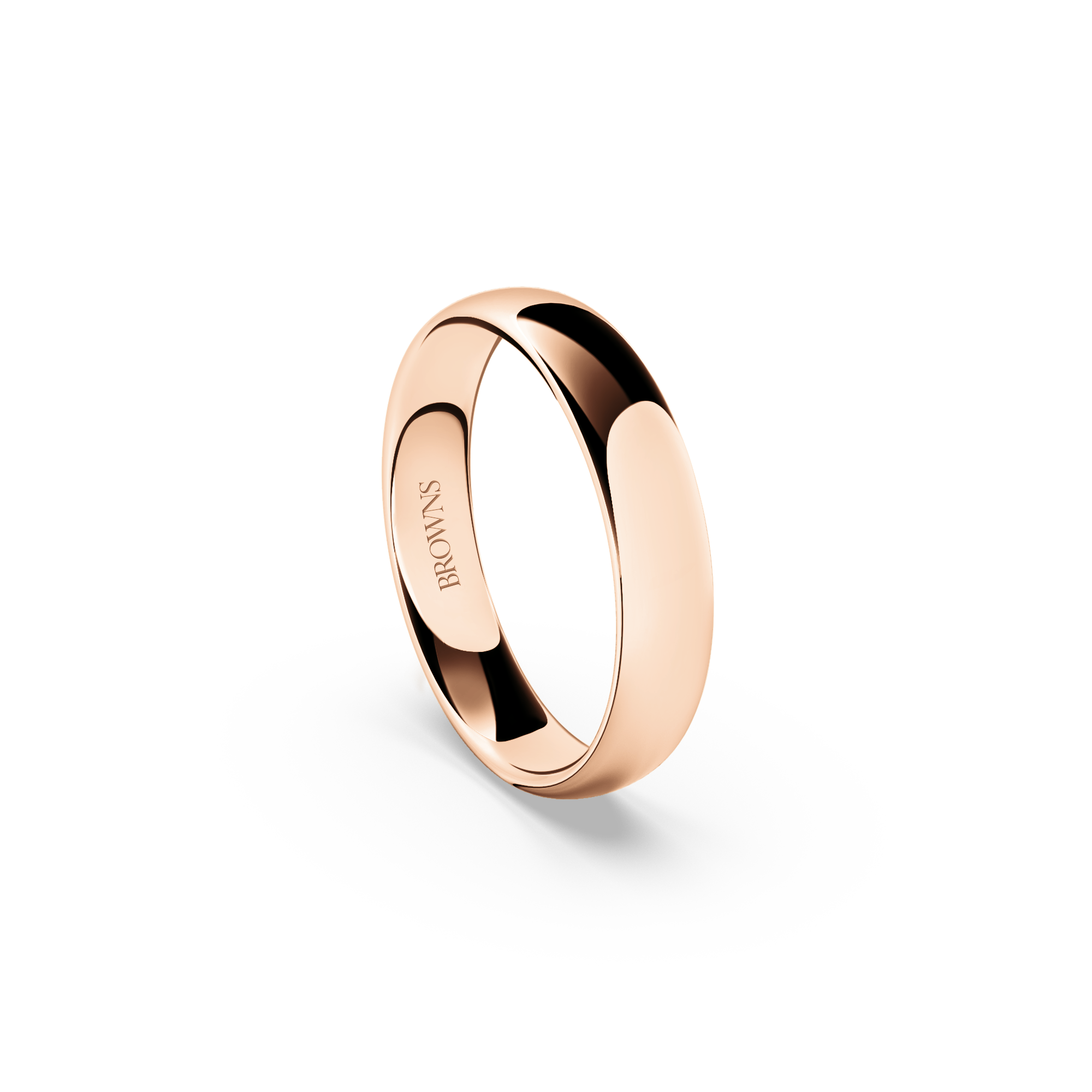 Ergo Wedding Band Ring - 4.5mm