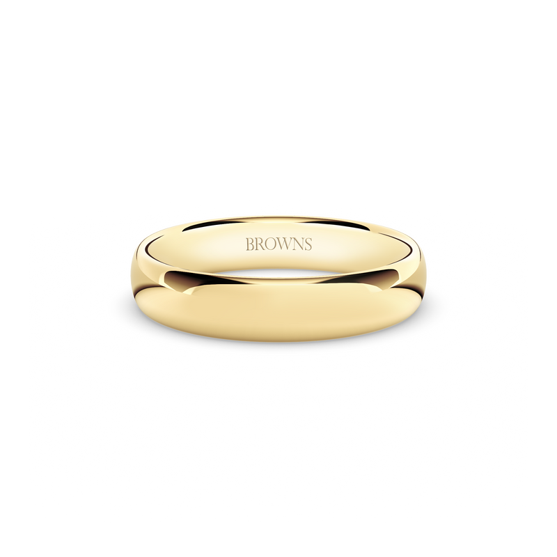 Ergo Wedding Band Ring - 4.5mm