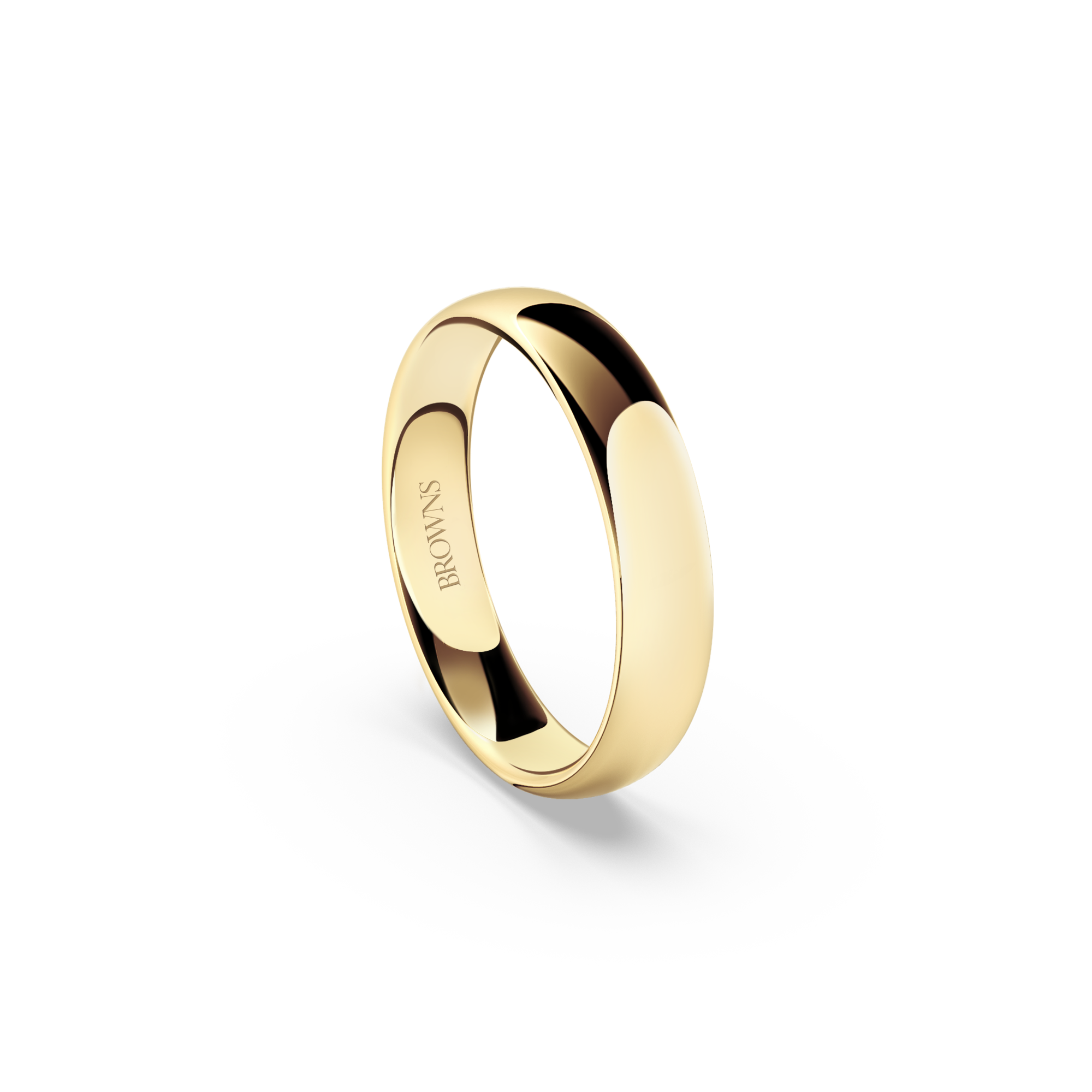 Ergo Wedding Band Ring - 4.5mm
