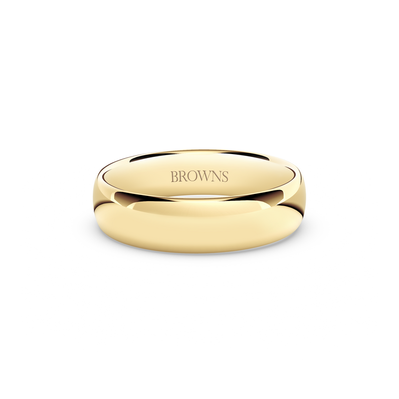 Ergo Wedding Band Ring - 5.5mm