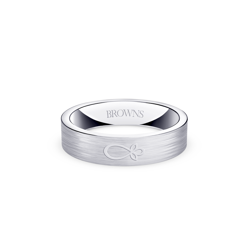 Chisel Wedding Band Ring