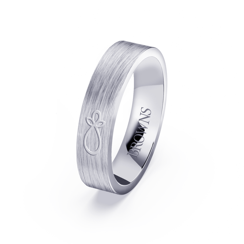 Chisel Wedding Band Ring
