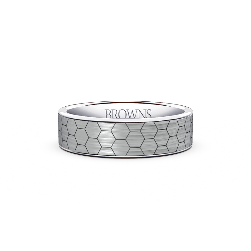 B Forever Wedding Band Ring