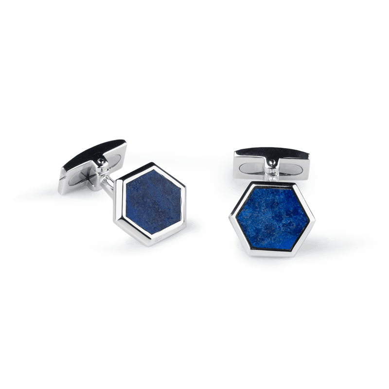 Tapestry Blue Lapis Lazuli Cufflinks