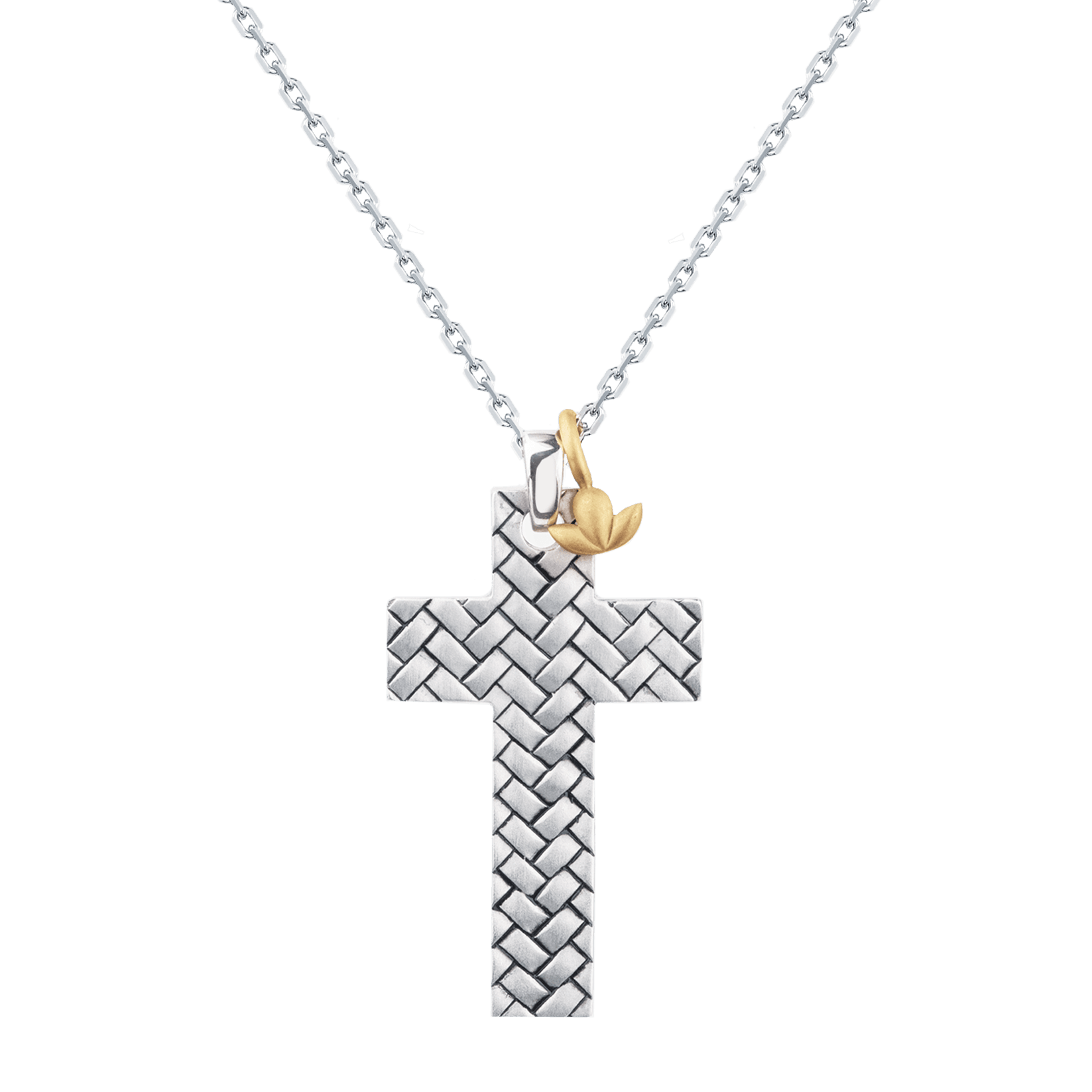 Tapestry Cross Necklace