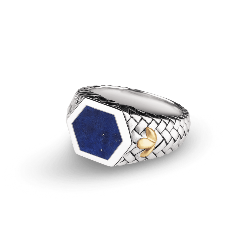 Tapestry Blue Lapis Lazuli Ring