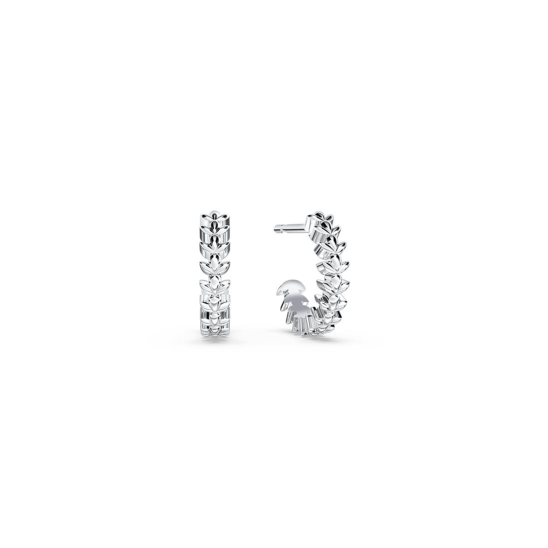 Chorus Hoop Earrings Sterling Silver - Small