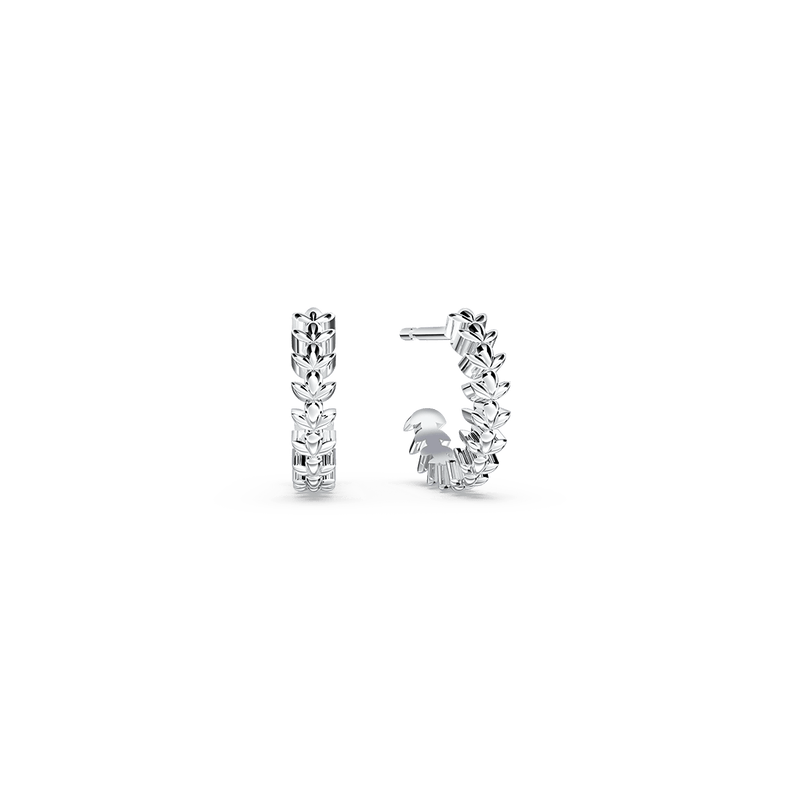 Chorus Hoop Earrings Sterling Silver - Small