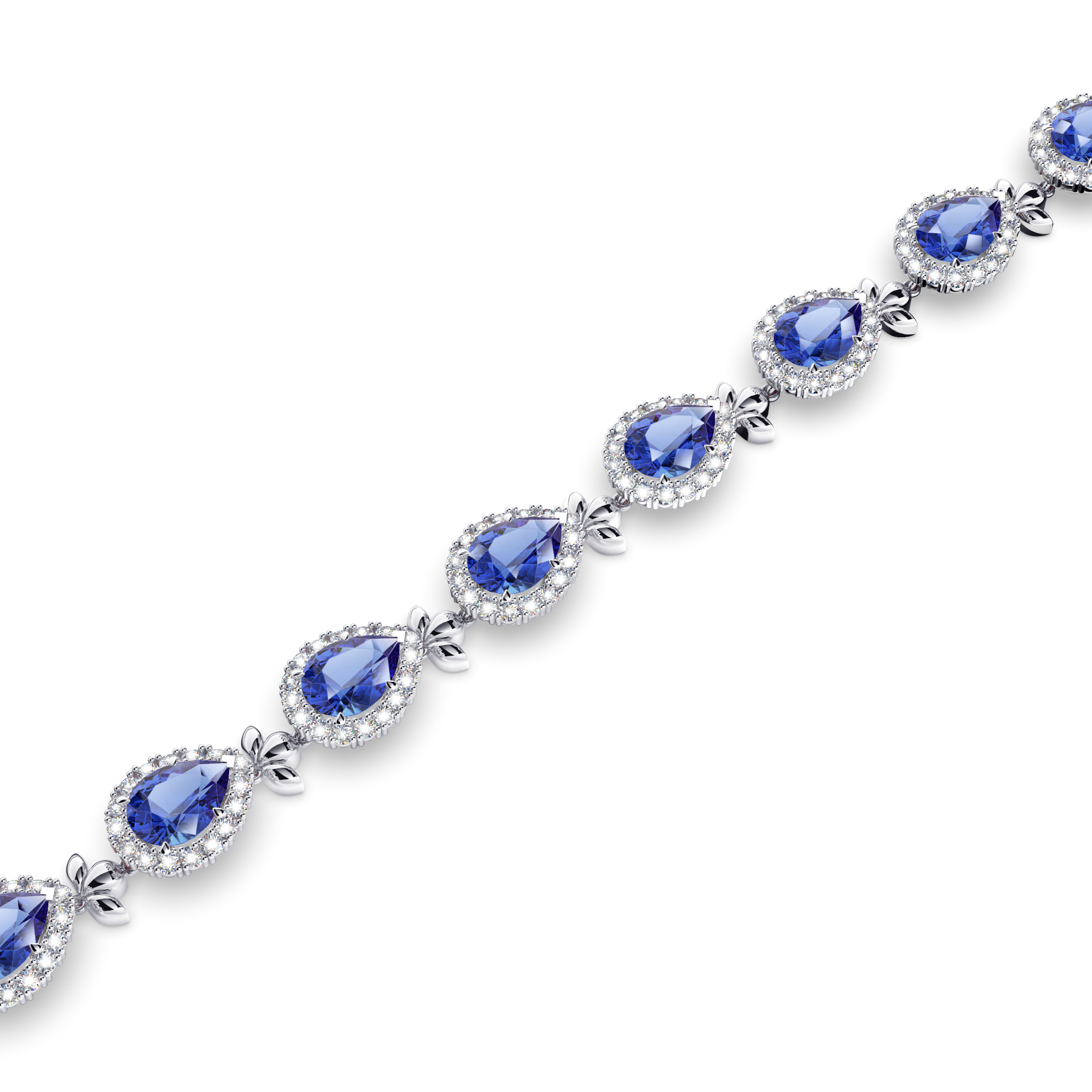 Royal Tanzanite Garland Bracelet