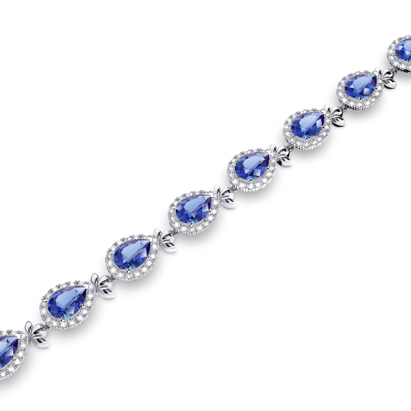 Royal Tanzanite Garland Bracelet