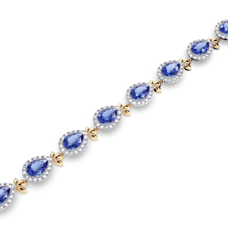 Royal Tanzanite Garland Bracelet