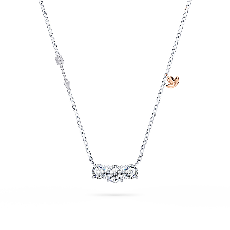 Protea Trilogy Diamond Necklace - Small