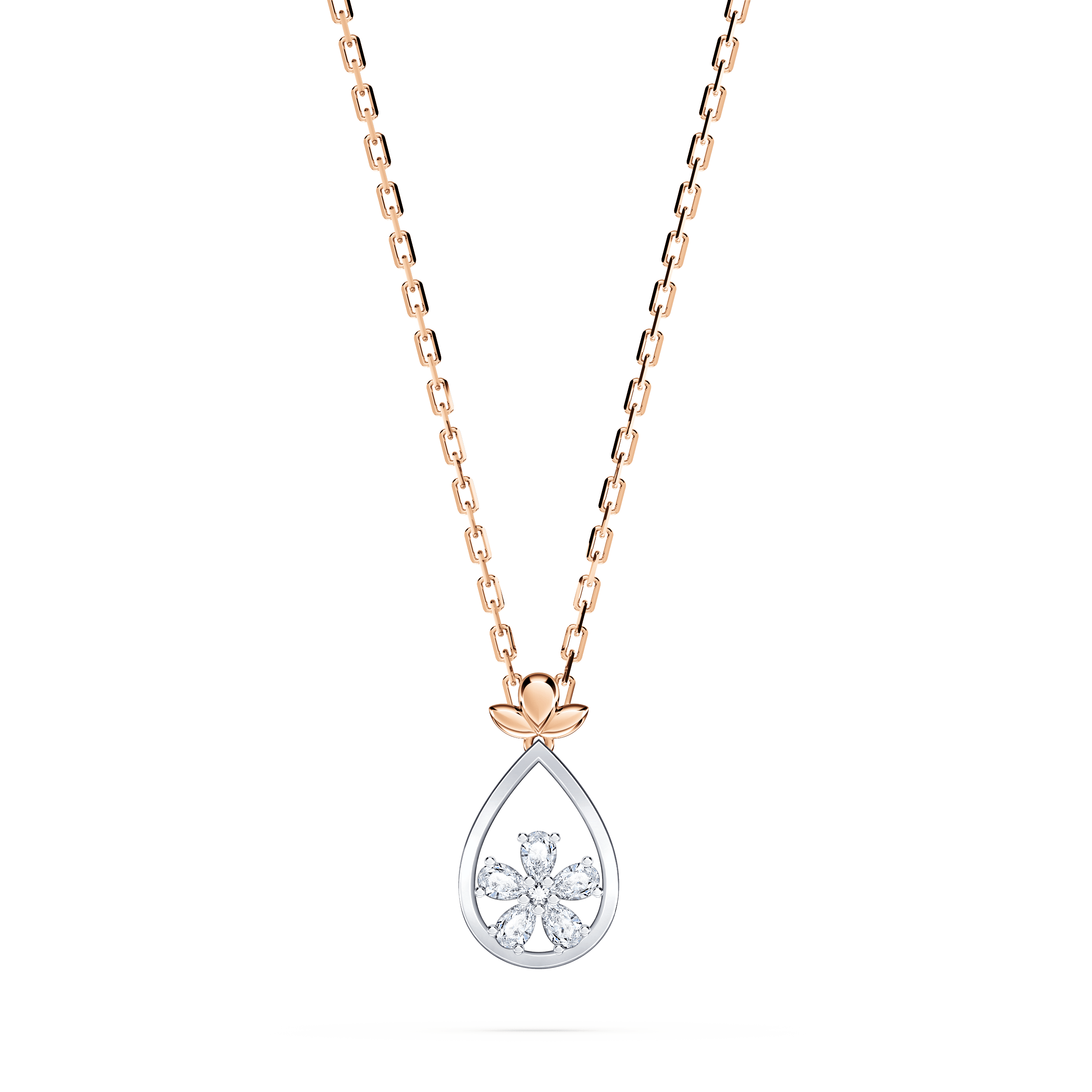 He Loves Me Full Diamond Necklace