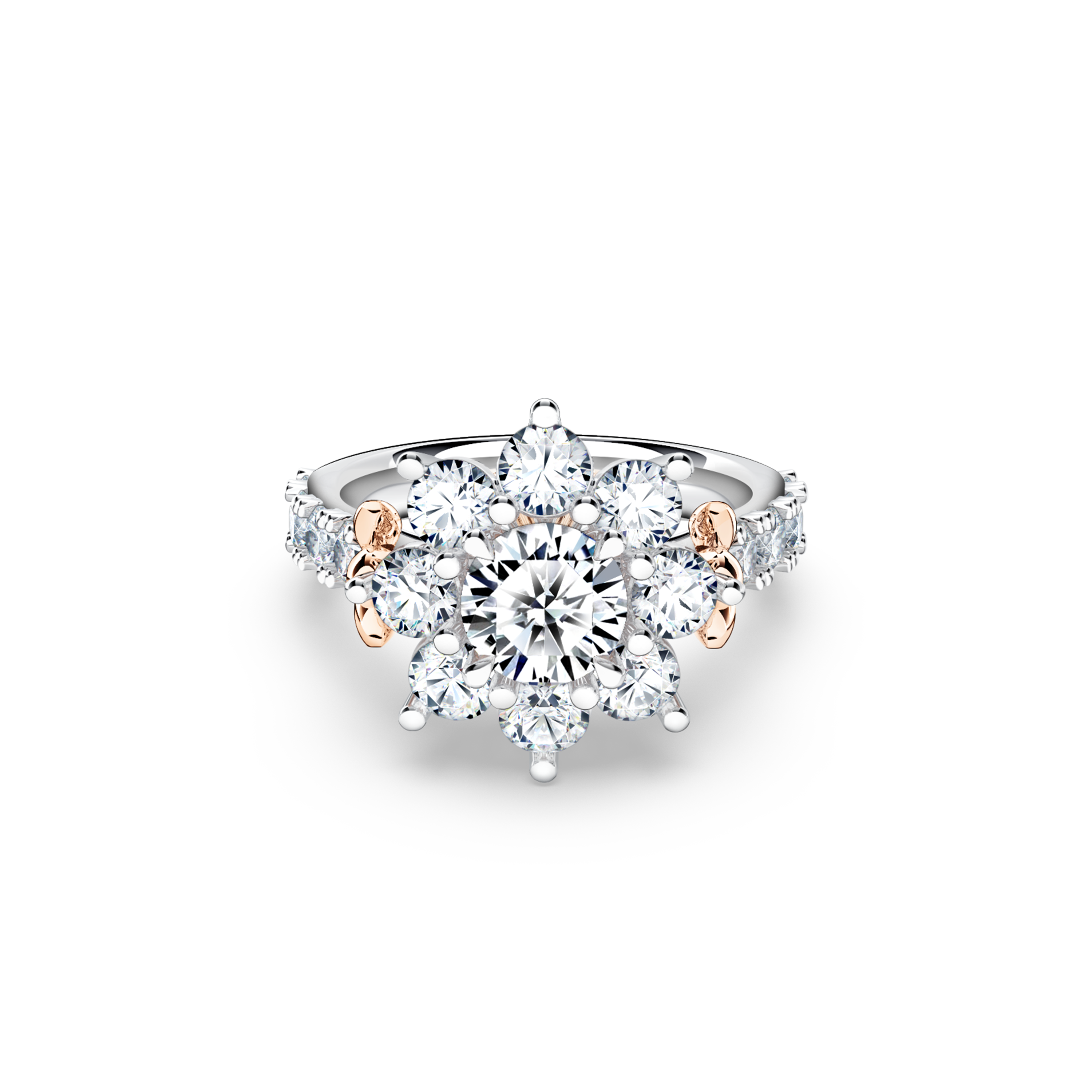 Protea Diamond Cluster Ring - Grand