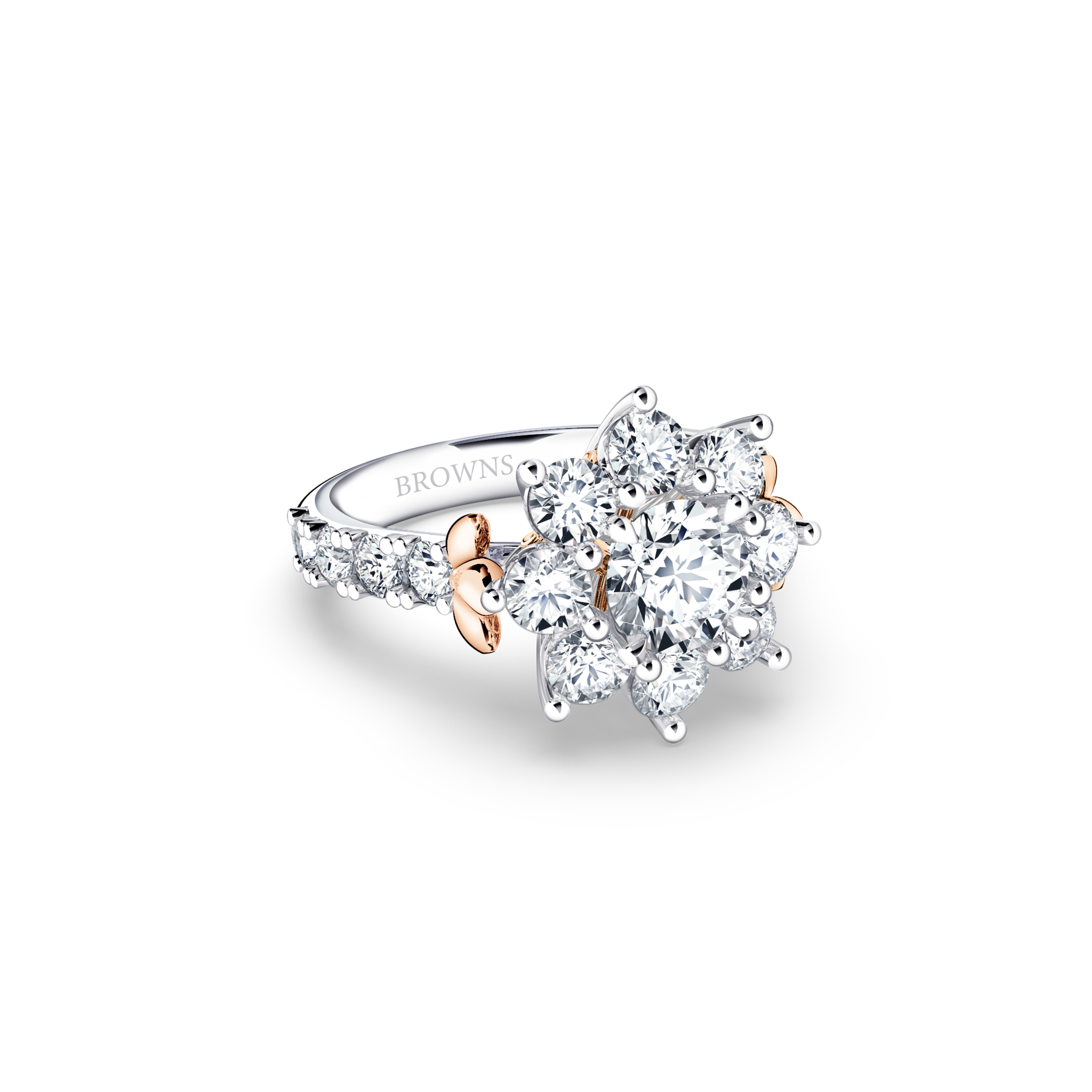 Protea Diamond Cluster Ring - Grand