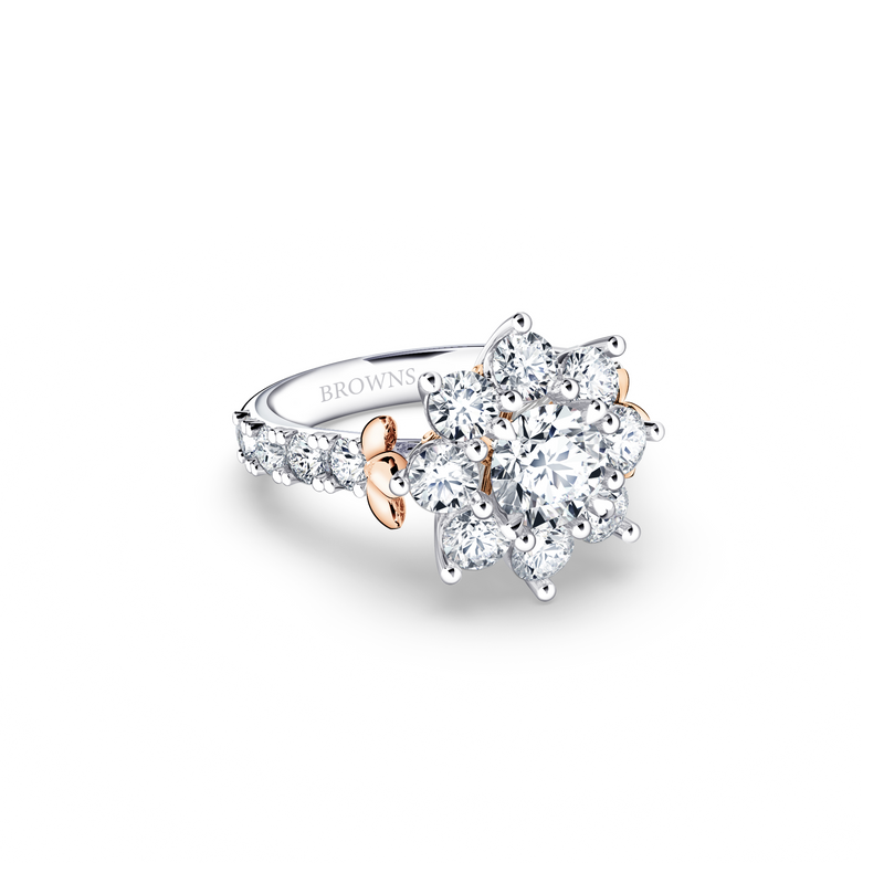 Protea Diamond Cluster Ring - Grand