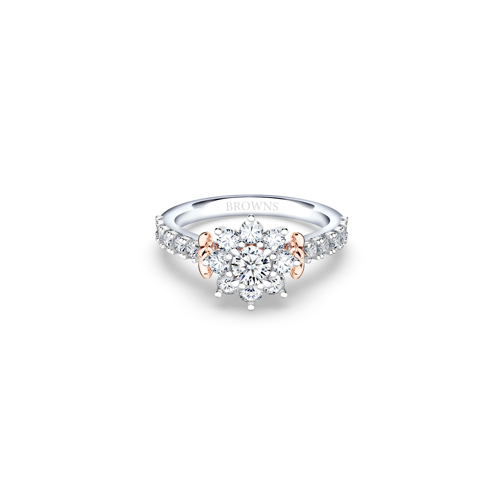 Protea Diamond Cluster Ring - Small