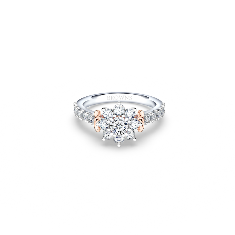 Protea Diamond Cluster Ring - Small