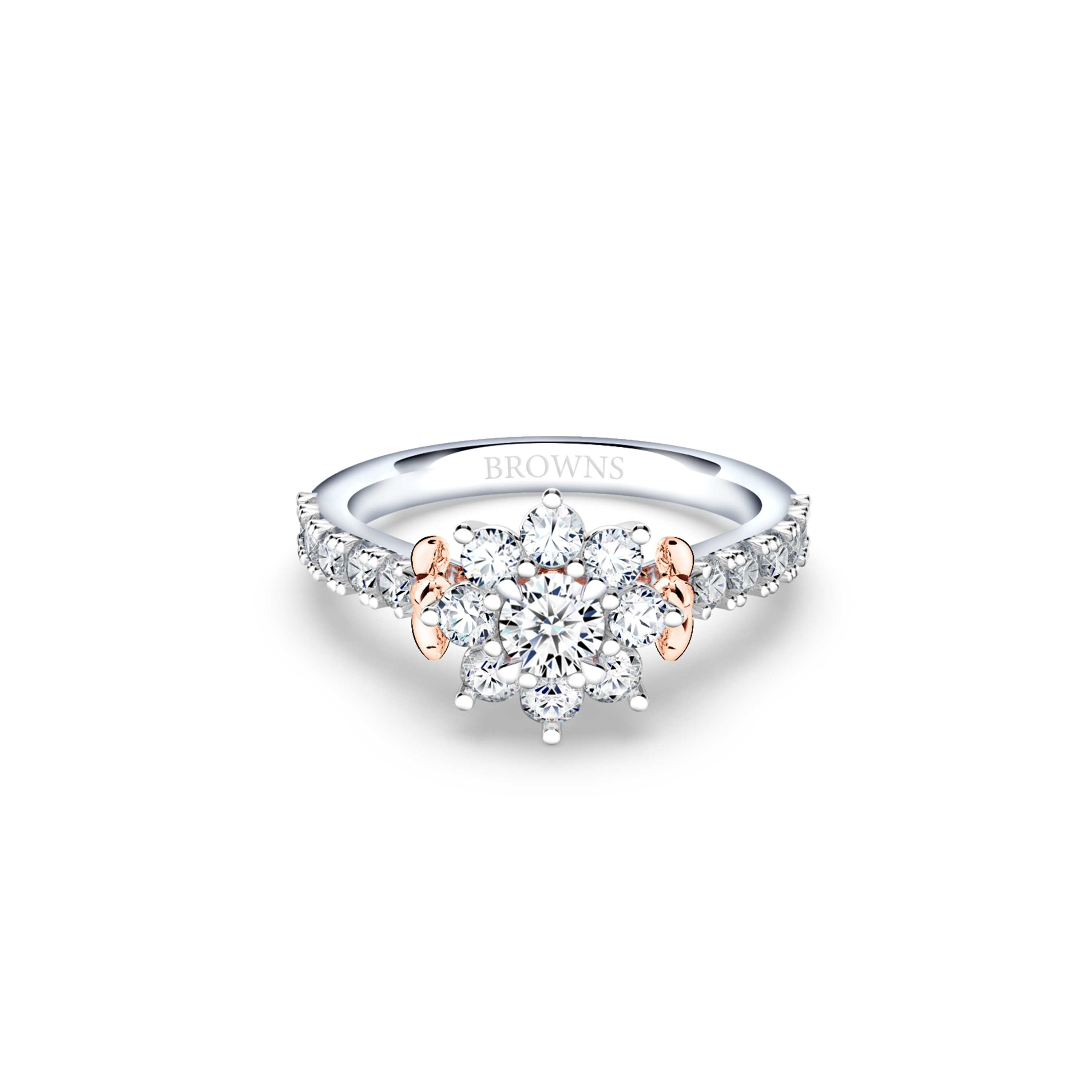 Protea Diamond Cluster Ring - Small