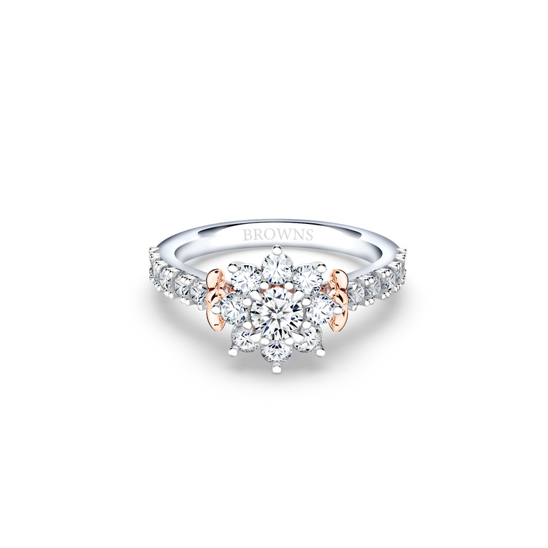 Protea Diamond Cluster Ring - Small