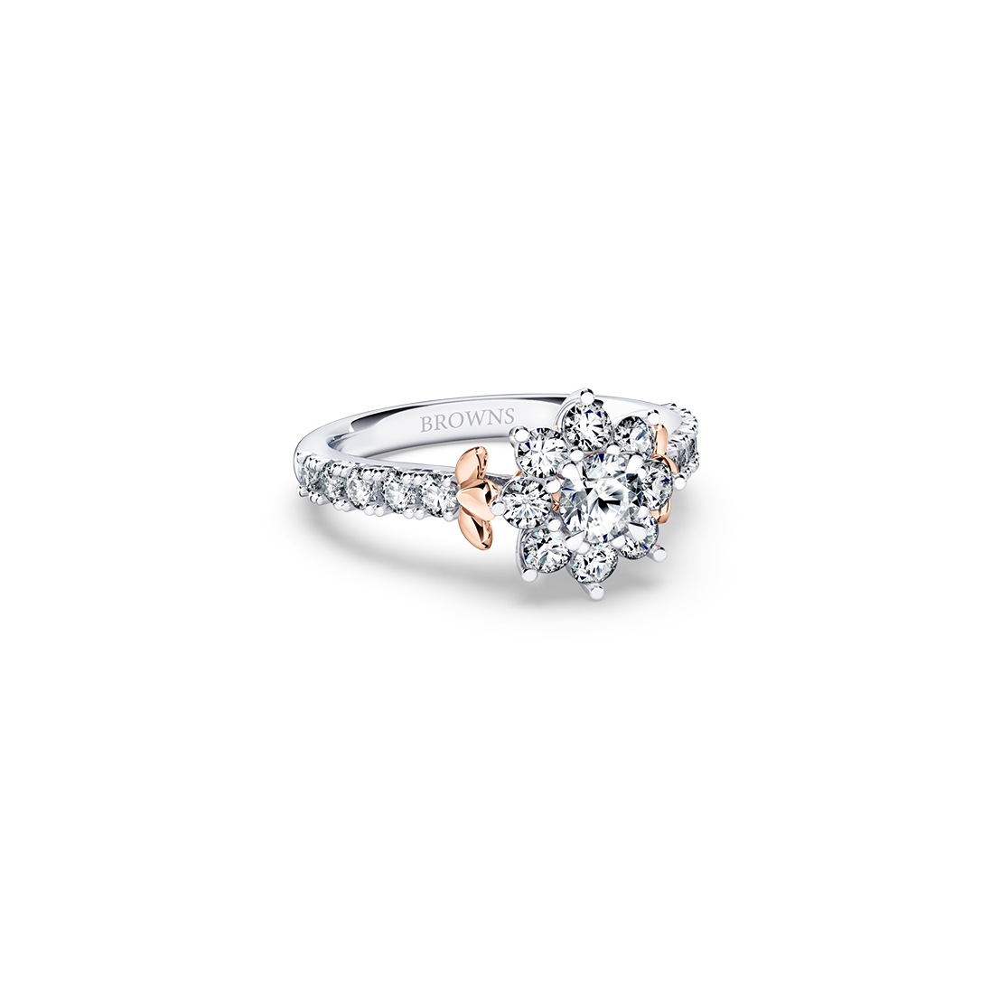 Protea Diamond Cluster Ring - Small