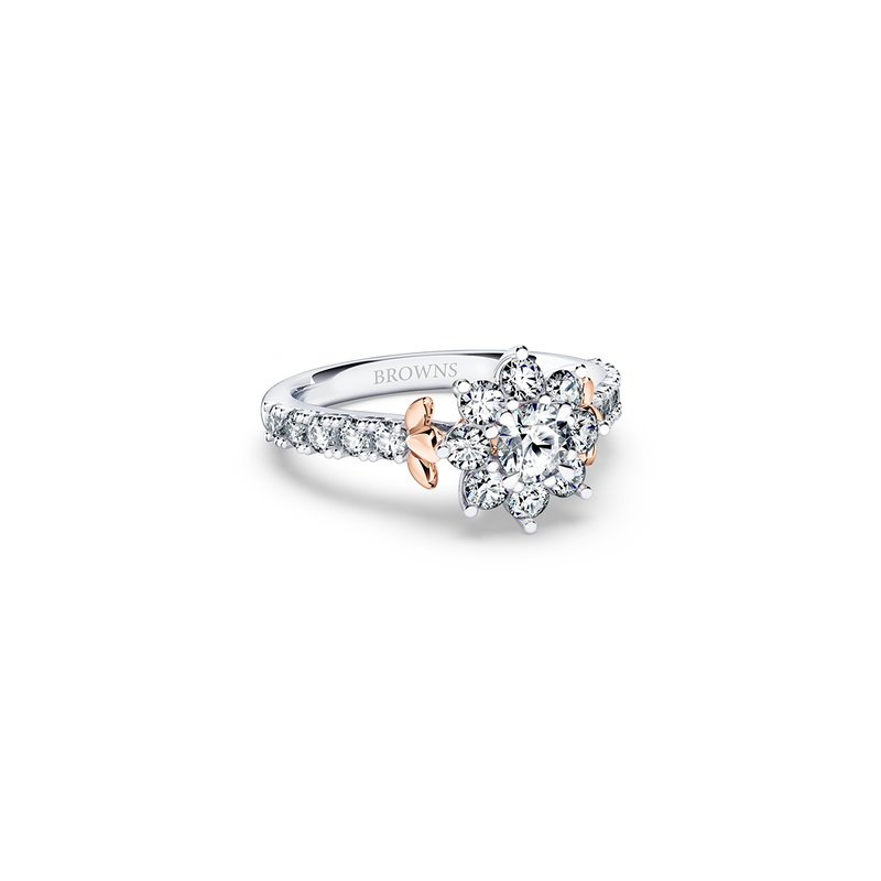 Protea Diamond Cluster Ring - Small