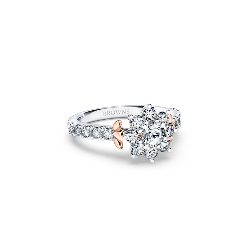 Protea Diamond Cluster Ring - Small