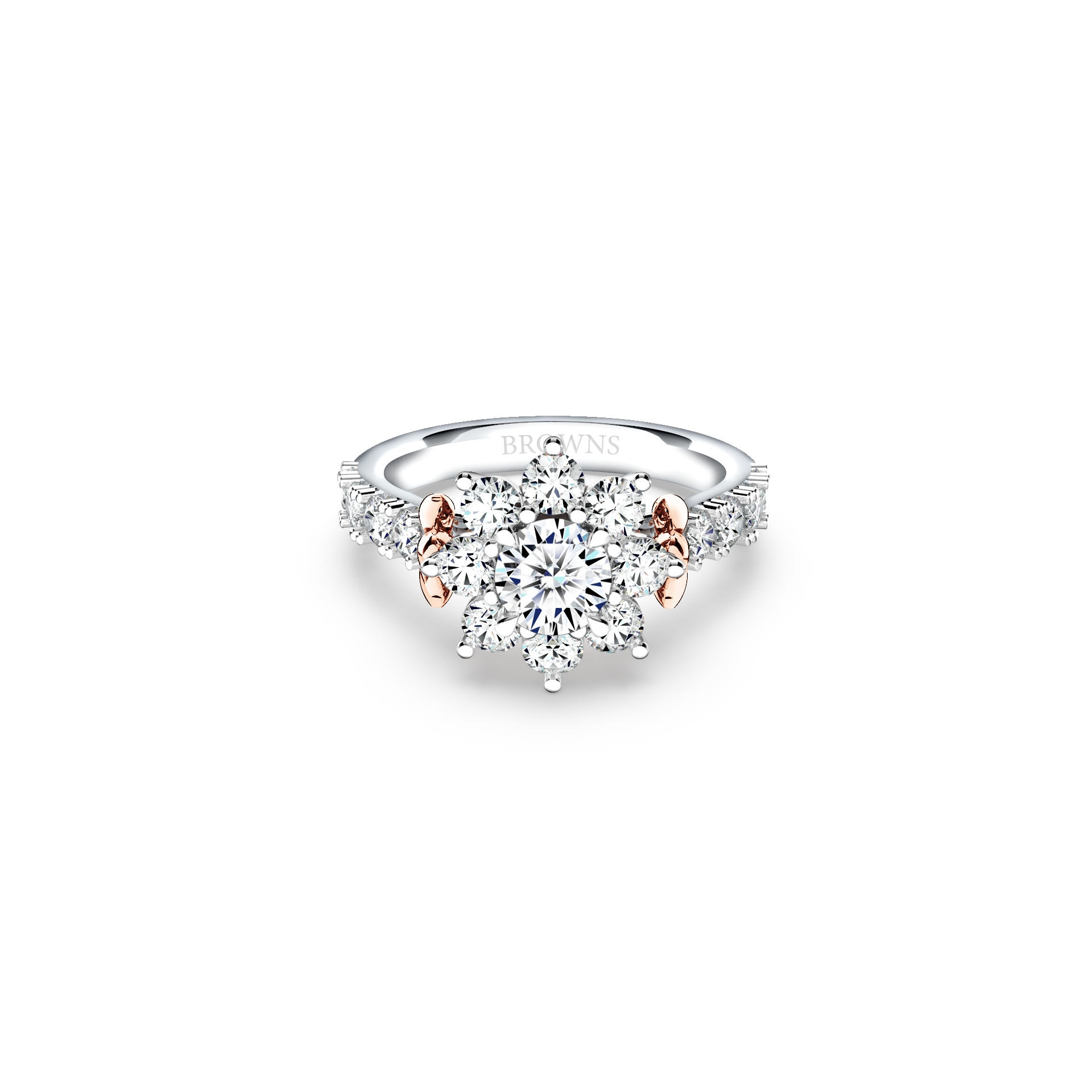 Protea Diamond Cluster Ring - Large