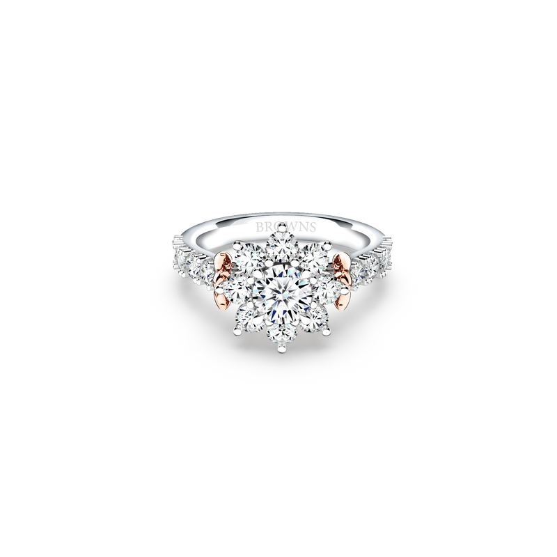Protea Diamond Cluster Ring - Large