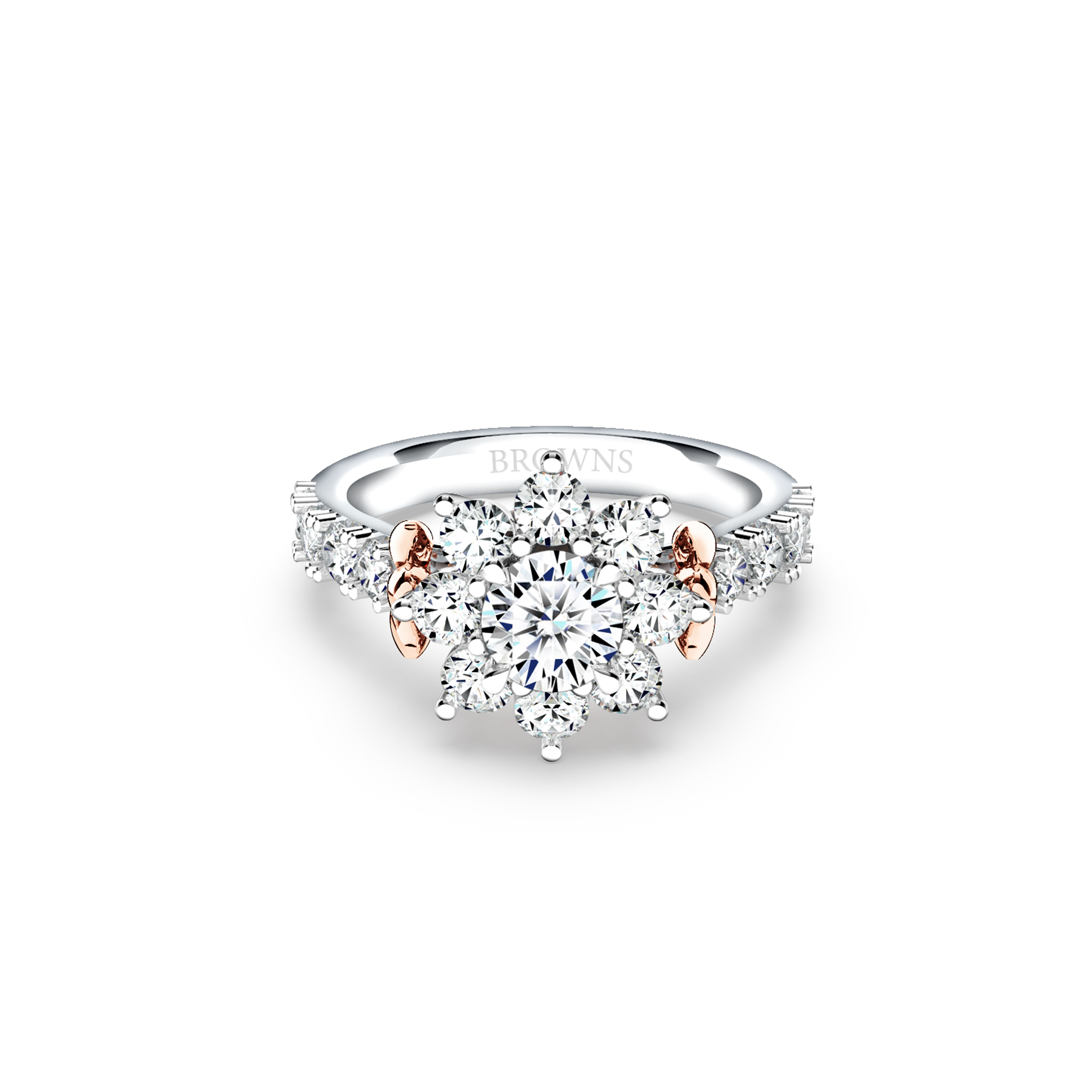 Protea Diamond Cluster Ring - Large
