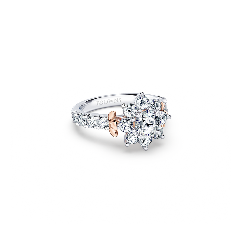 Protea Diamond Cluster Ring - Large