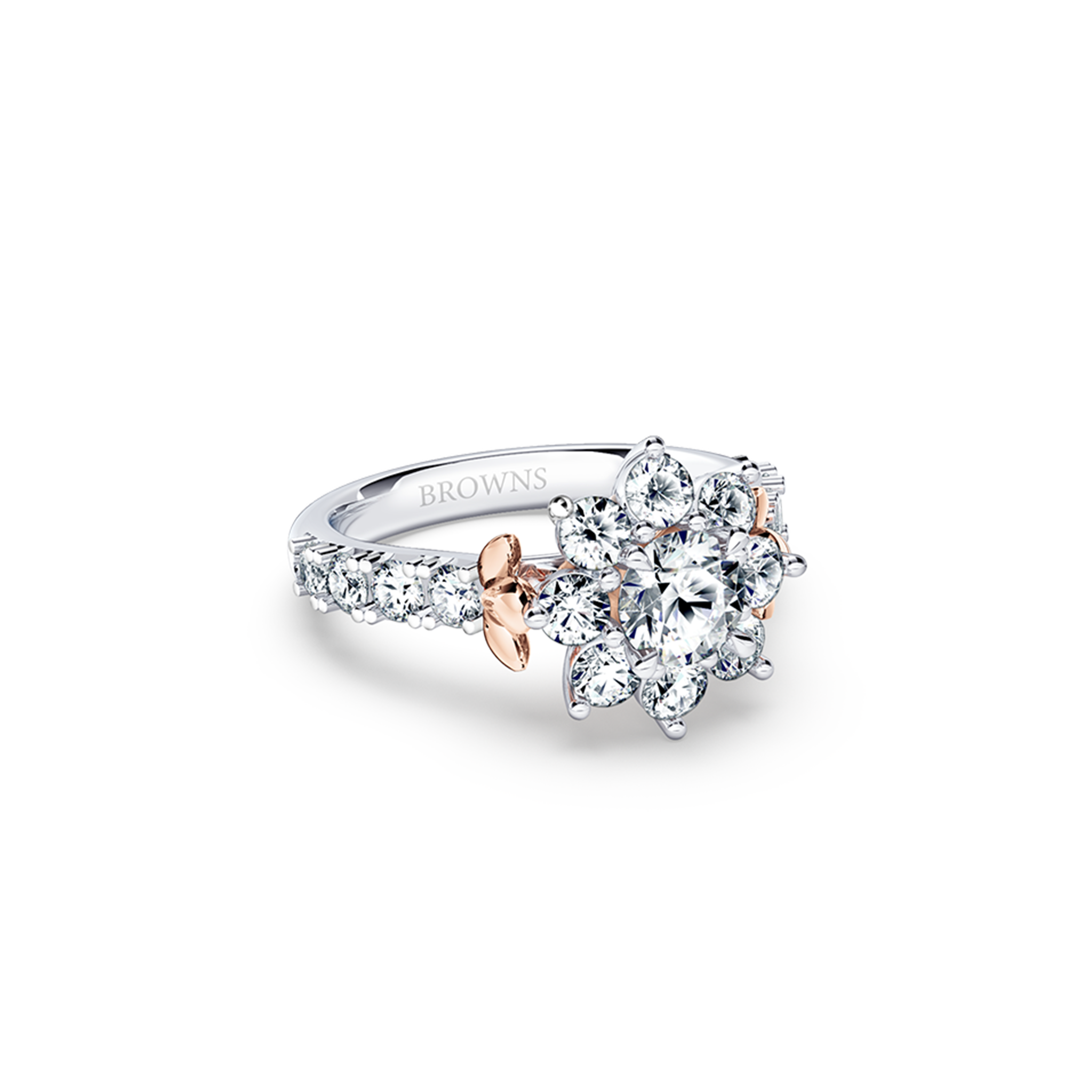 Protea Diamond Cluster Ring - Large