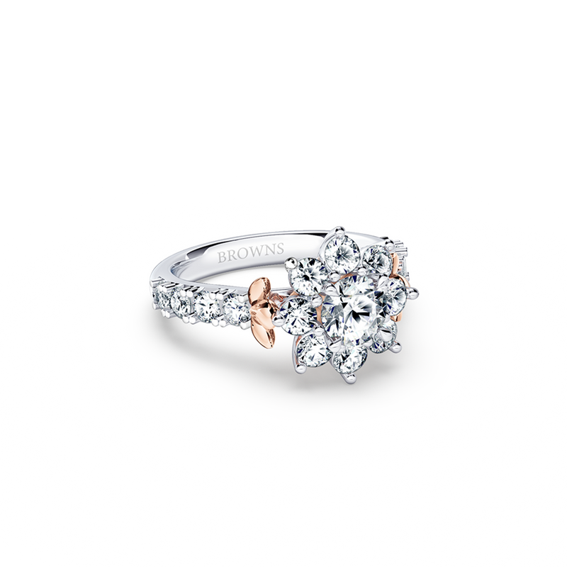 Protea Diamond Cluster Ring - Large