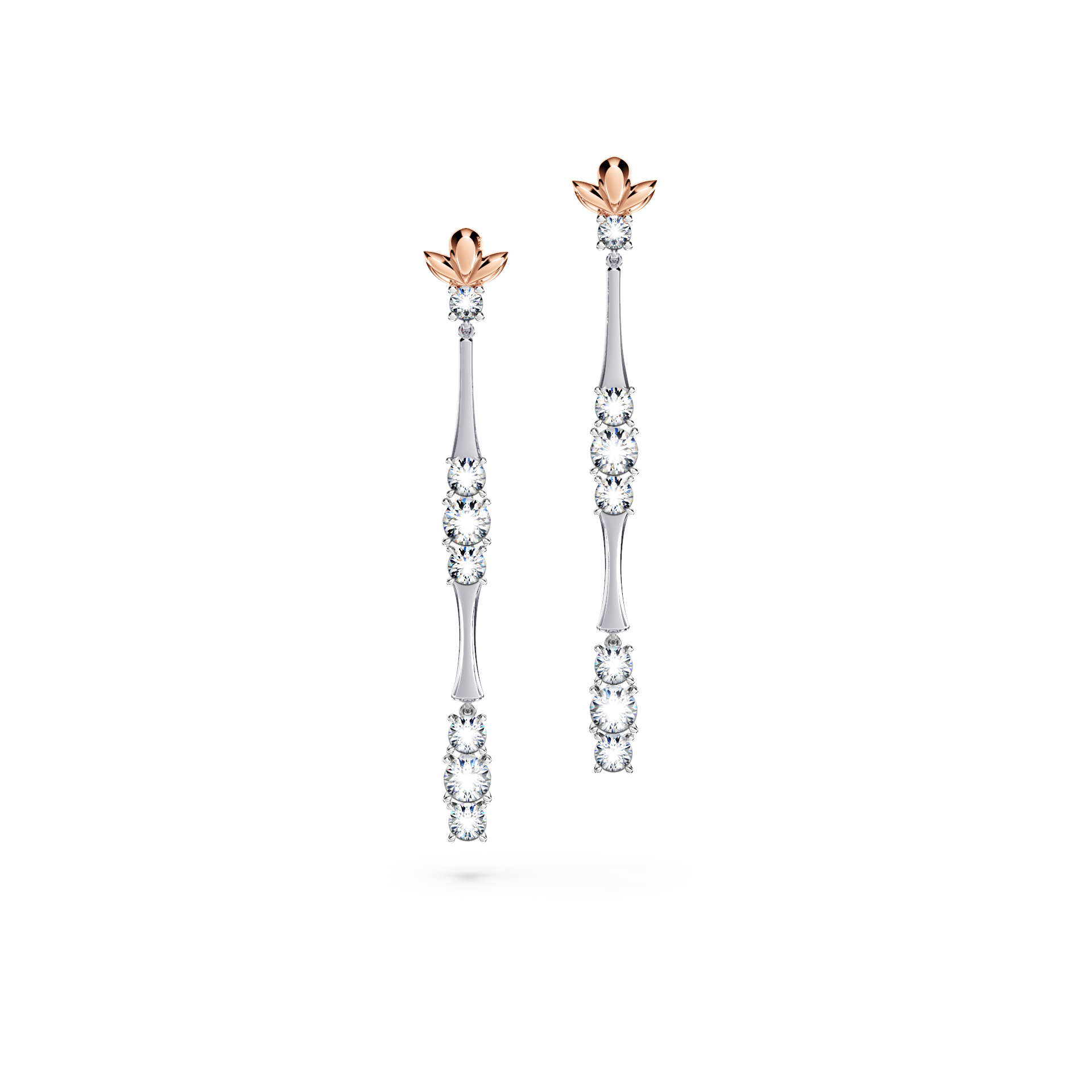 Trilogy Double-Station Drop Earrings - Premier