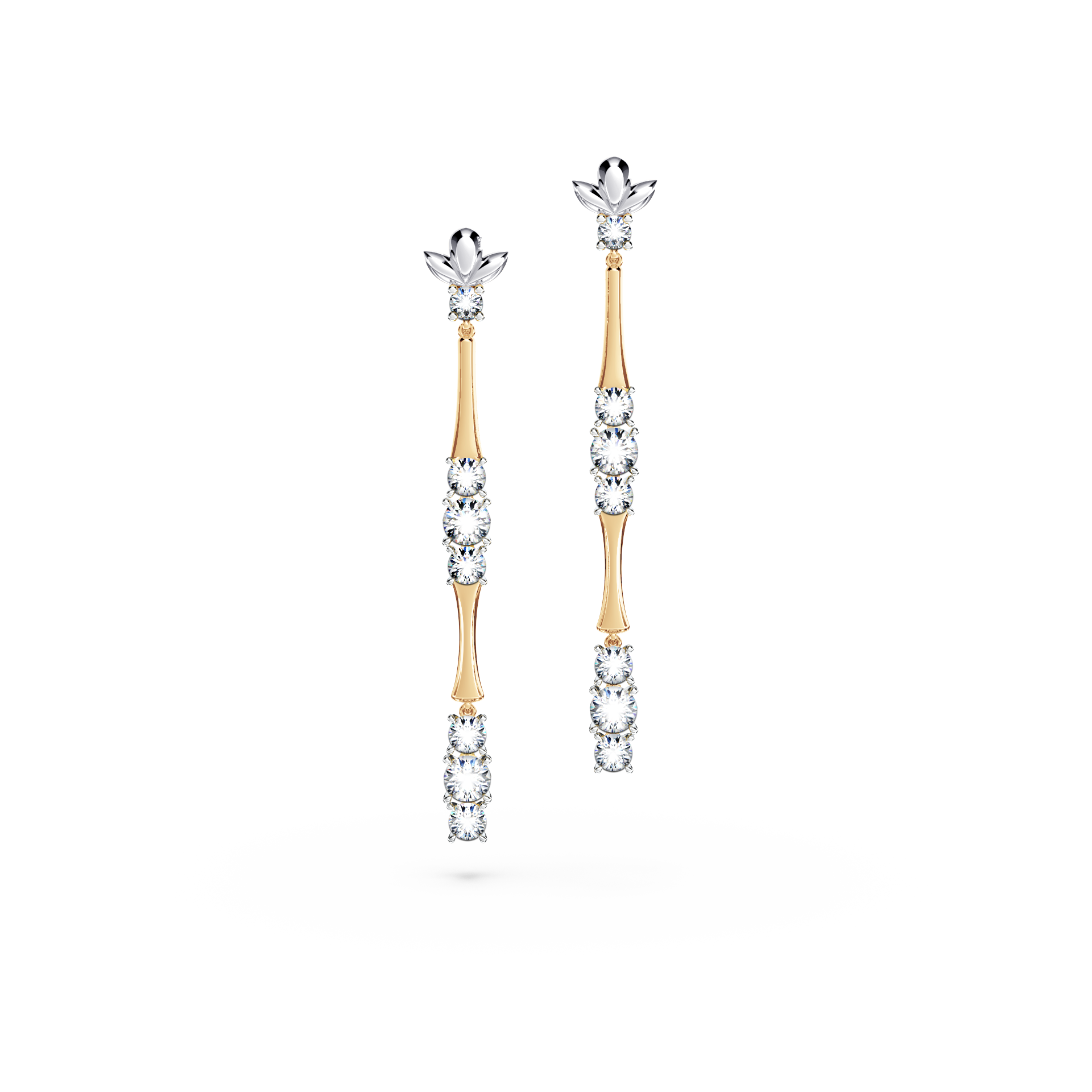 Trilogy Double-Station Drop Earrings - Premier