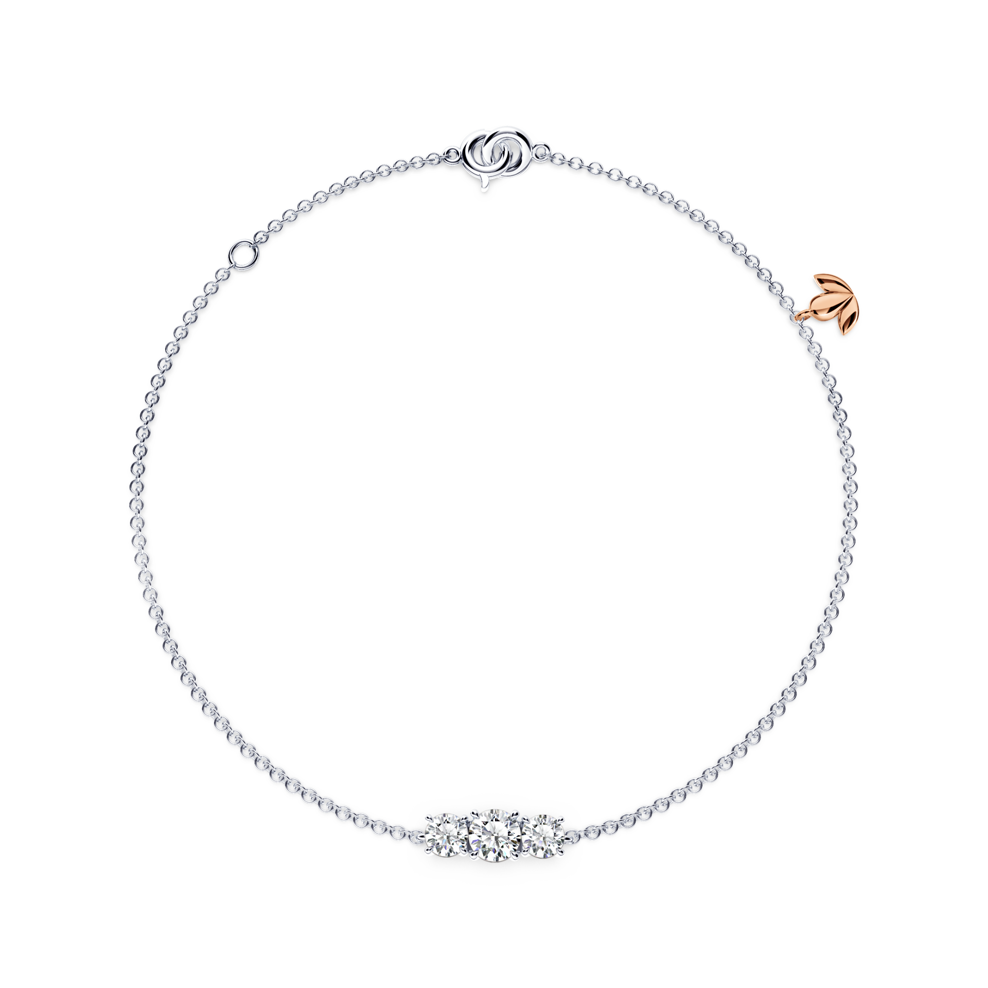 Trilogy Diamond Bracelet