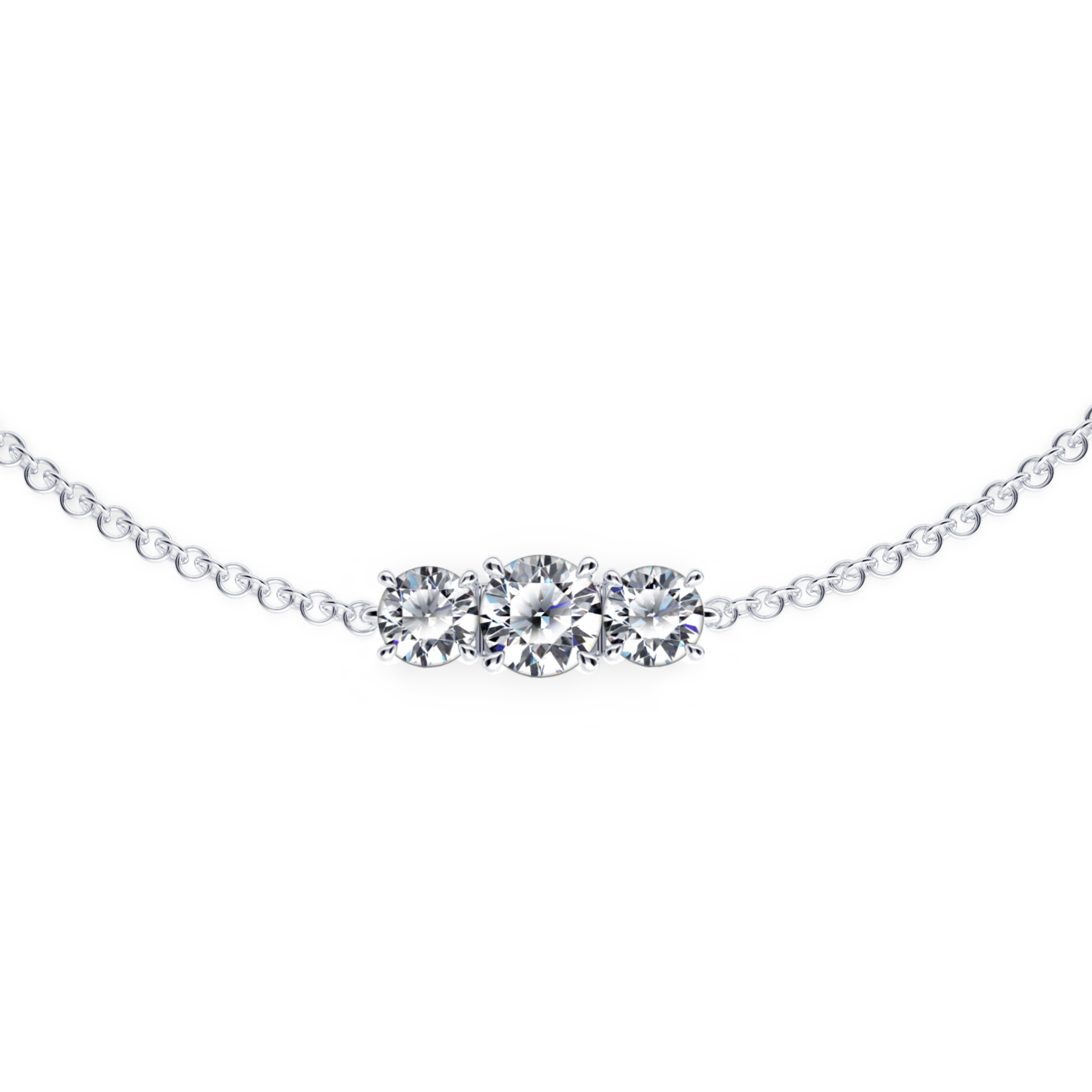 Trilogy Diamond Bracelet