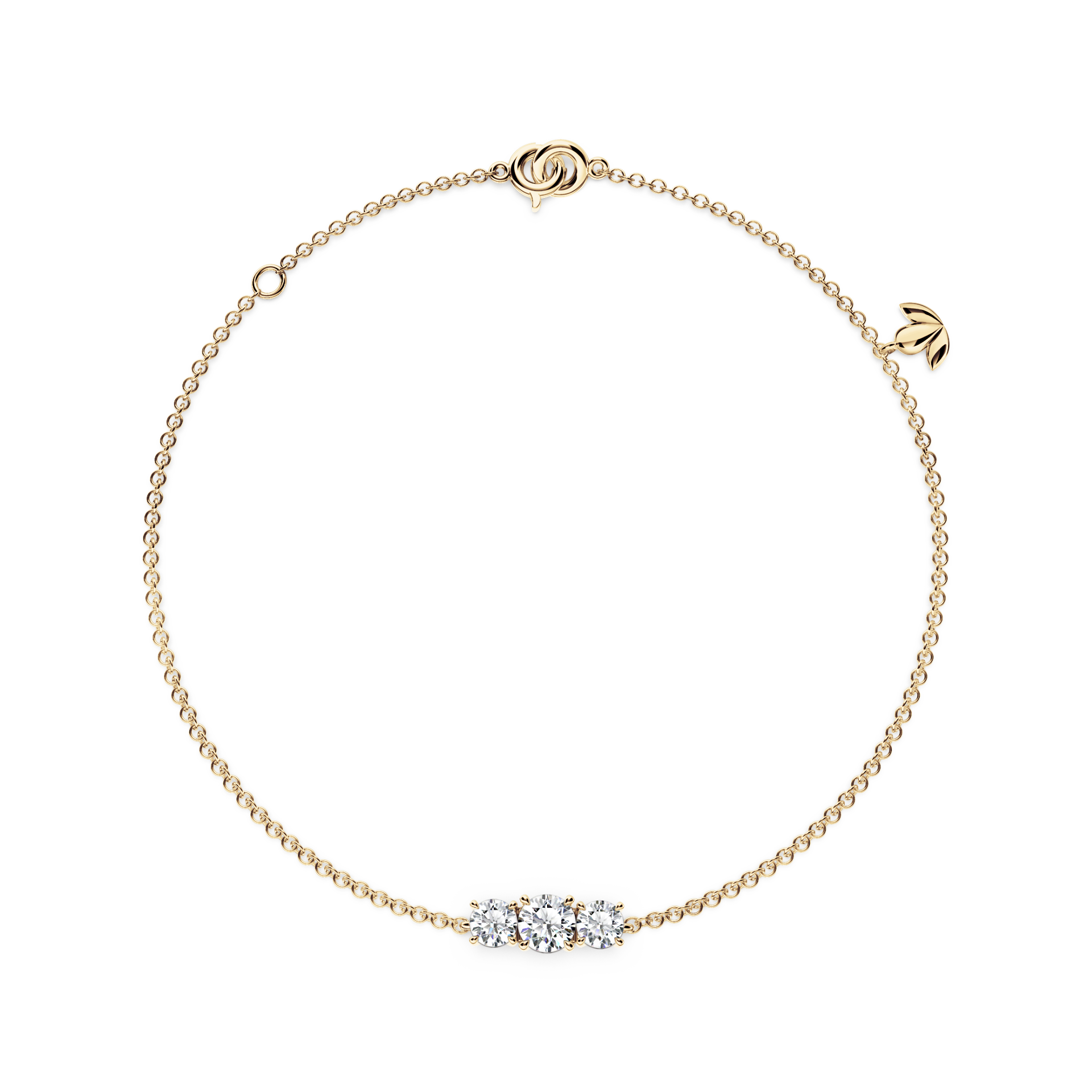 Trilogy Diamond Bracelet