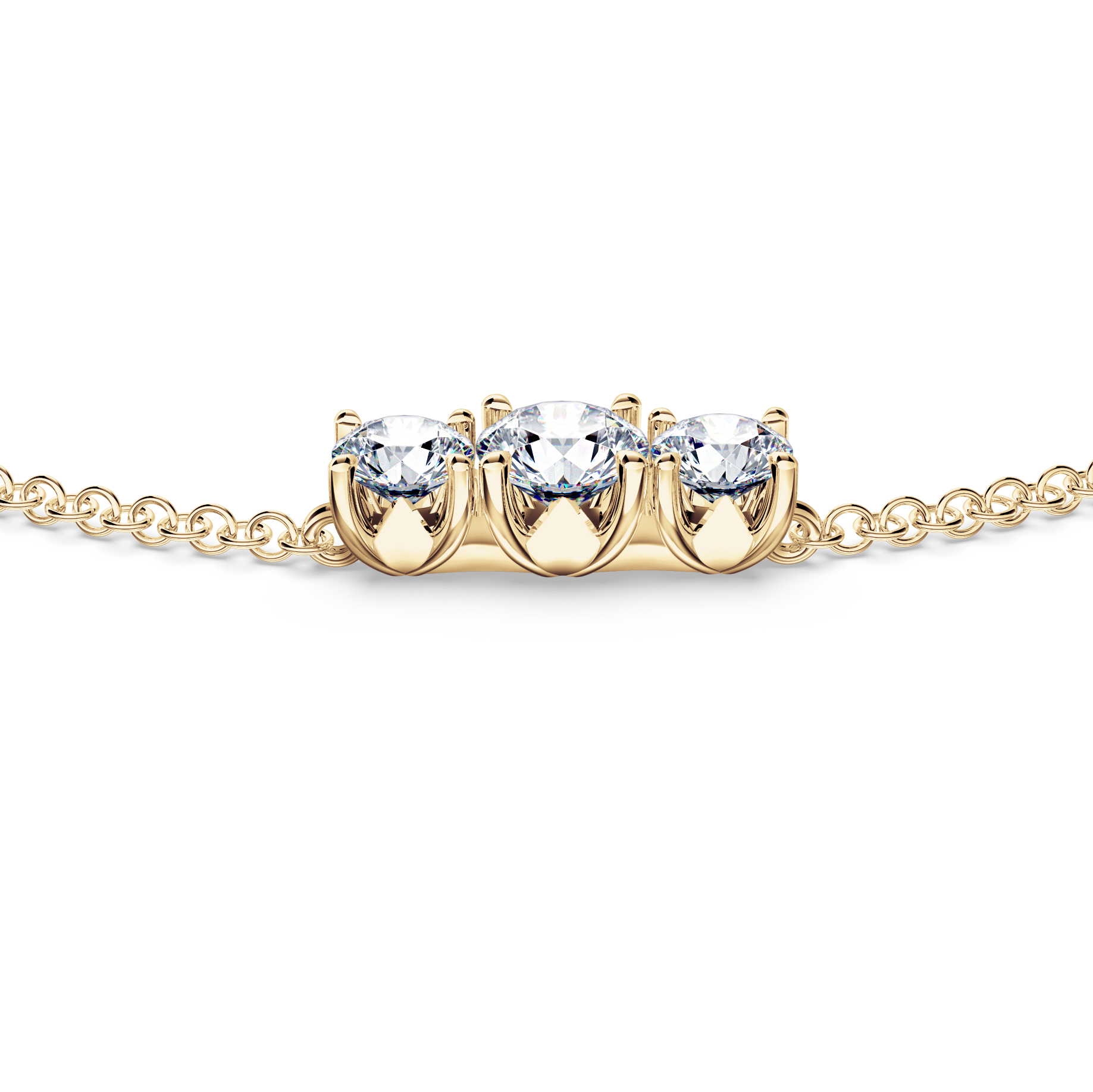 Trilogy Diamond Bracelet