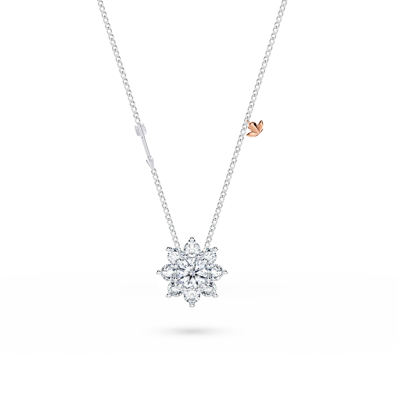 Protea Diamond Cluster Necklace - Large