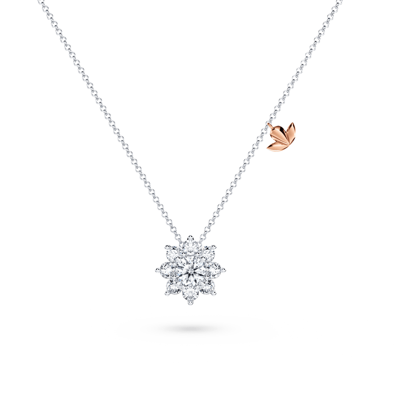 Protea Diamond Cluster Necklace - Large