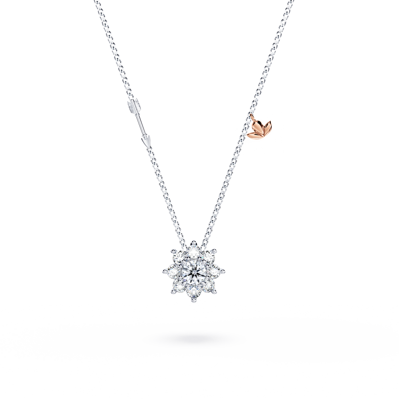 Protea Diamond Cluster Necklace - Small